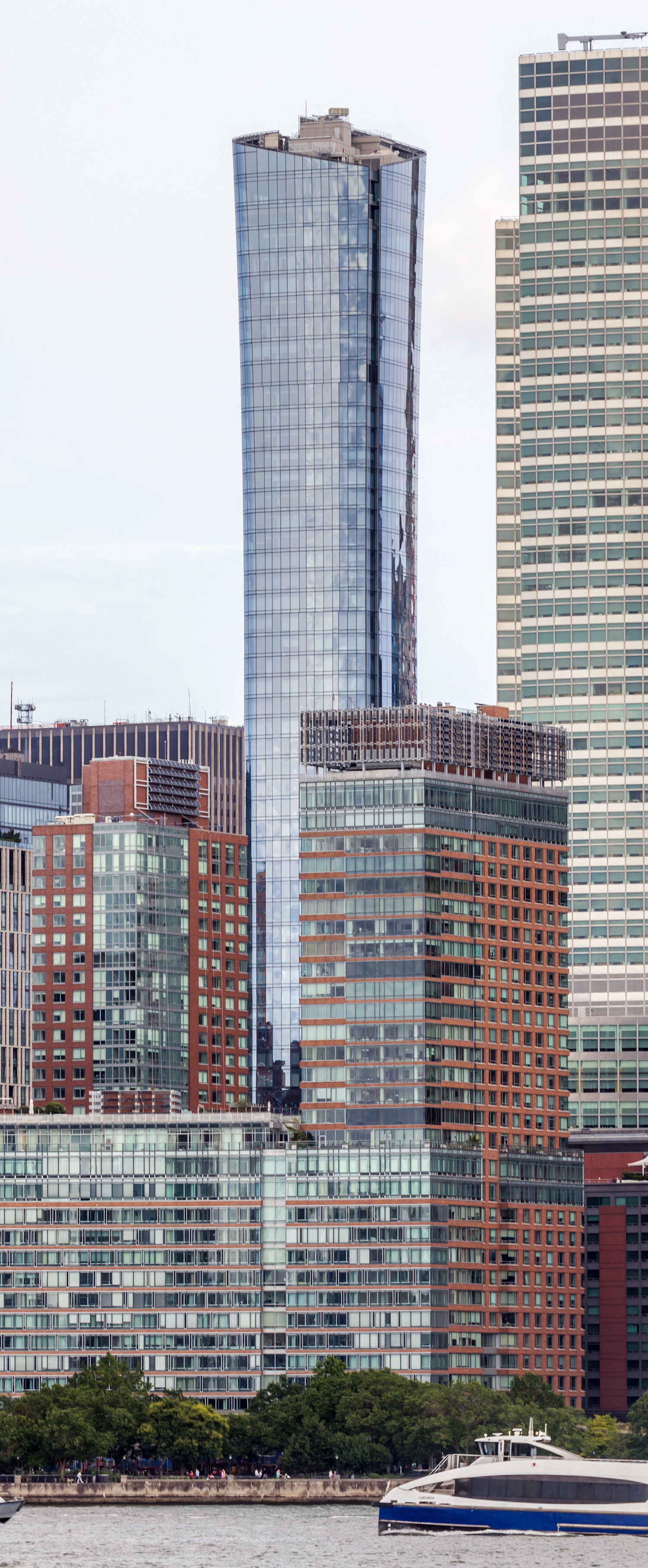 111 Murray Street, New York City - View from Jersey City. © Mathias Beinling
